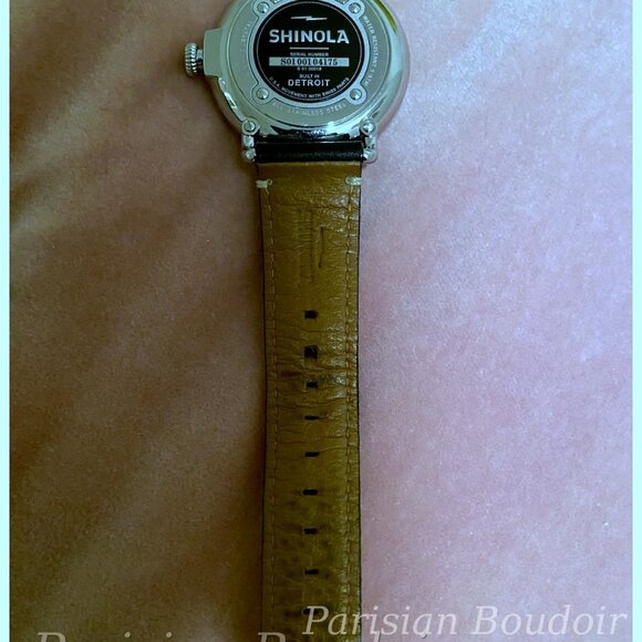 Shinola Stainless Steel Watch – Silver Tone Classic